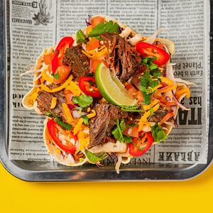 С говядиной Барбакоа