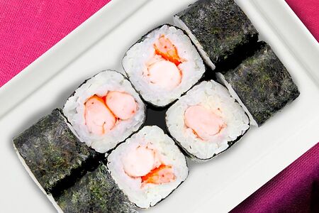 Маки с креветкой