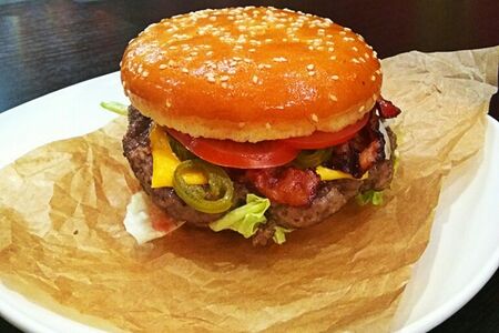 Мексиканский бургер острый