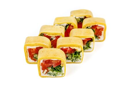 Тортилья с лососем