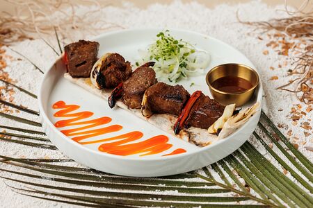 Шашлык из мраморной говядины