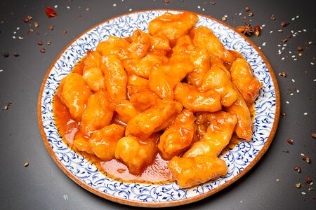 Рыба в кисло-сладком соусе