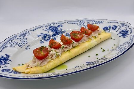 Японский омлет с крабом