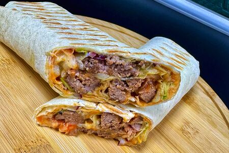 Шаурма-чизбургер 