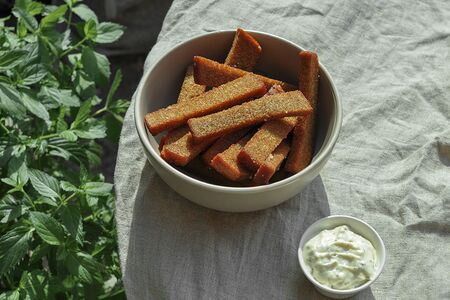 Гренки ржаные