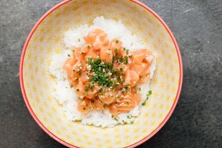 Поке с лососем