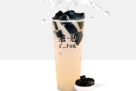 Молочный чай с желе