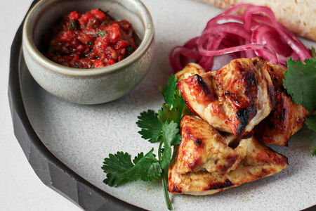 Филе куриного бедра на гриле