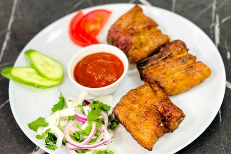 Шашлык из свиных ребер