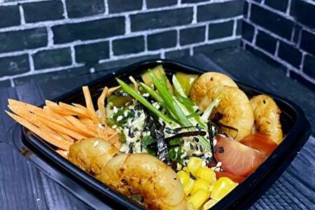 Поке с креветками