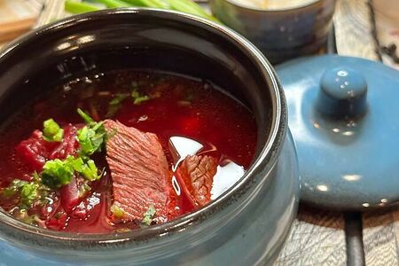 Борщ с говядиной