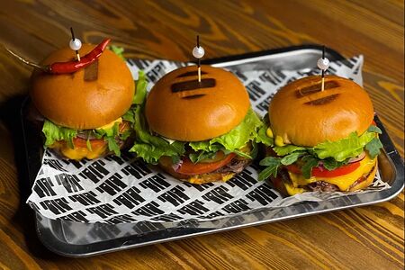Сет из трех бургеров