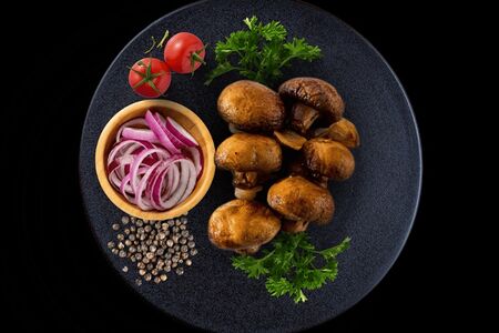 Шашлык из шампиньонов