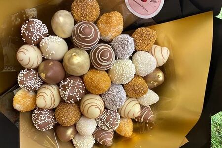 Букет из клубники Золотая осень