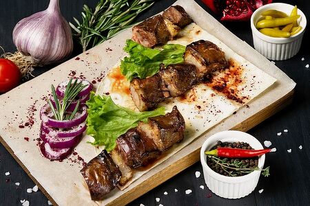 Печень с курдюком