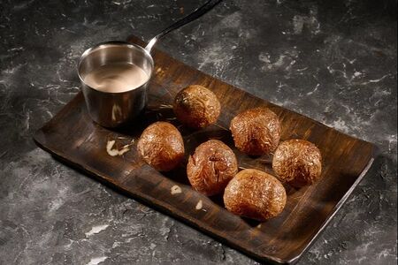 Печеный молодой картофель с айоли