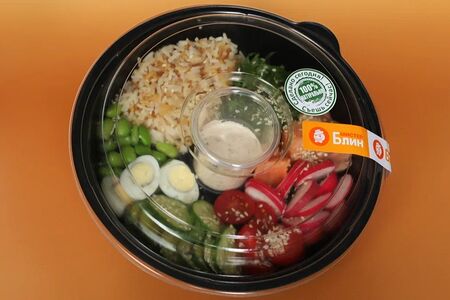 Боул с лососем