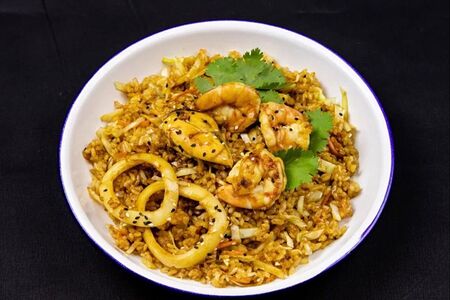 Рис с морепродуктами 