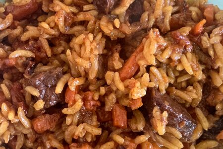 Плов узбекский с говядиной