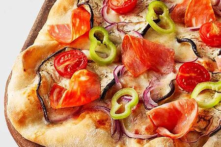 Пицца Баклажан и чоризо