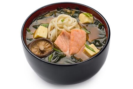 Суп Мисо с лососем