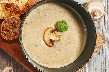 Суп-крем из шампиньонов