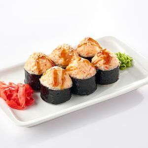 Запечённый краб-крем и тамаго