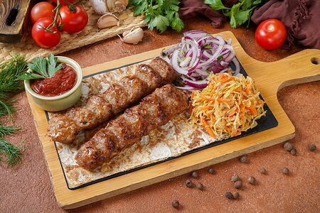 Люля из говядины на углях