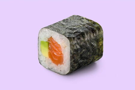 Маки с лососем и авокадо