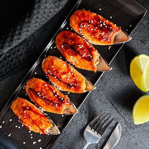 Запеченные мидии