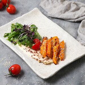 Դդմով և ռուկոլայով աղցան