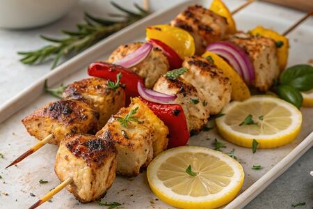 Шашлык из куриной грудки 