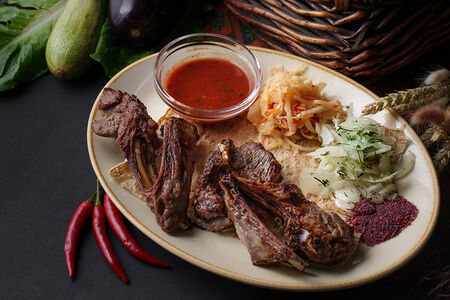 Шашлык из баранины на косточке