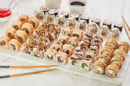 Сет 7 роллов с рыбой Стандарт