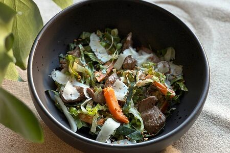 Салат с говядиной