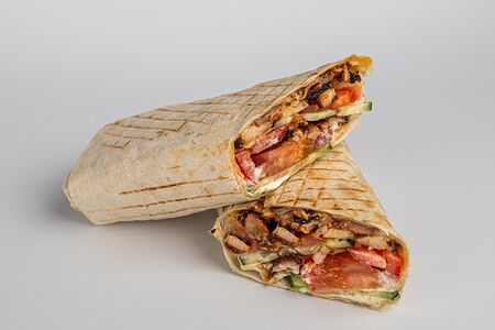 Мини-шаурма из курицы