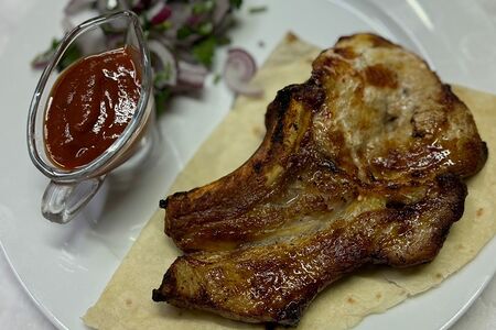 Шашлык из свиной корейки