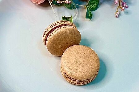 Французские макаронс Пломбир