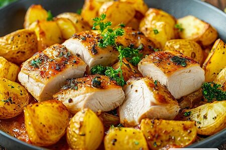 Филе цеплёнка по дамашному