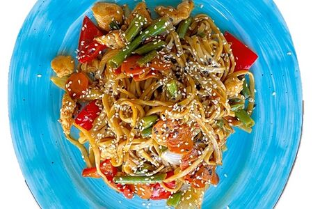 Удон с овощами