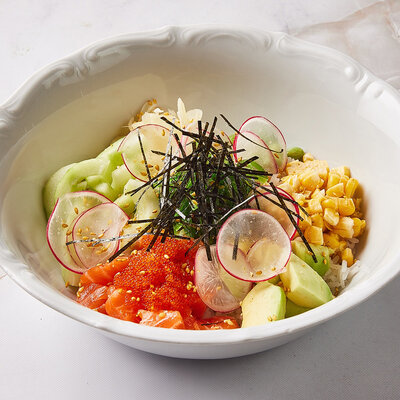 Поке с лососем