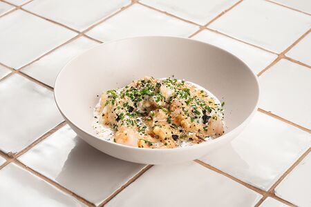 Скрэмбл с креветками бэнг-бэнг