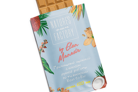 Гречишный шоколад с кокосом Nature's own factory