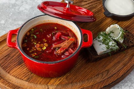 Борщ с говядиной