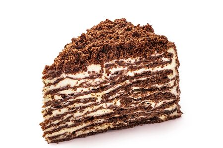 Торт Наполеон шоколадно-кокосовый