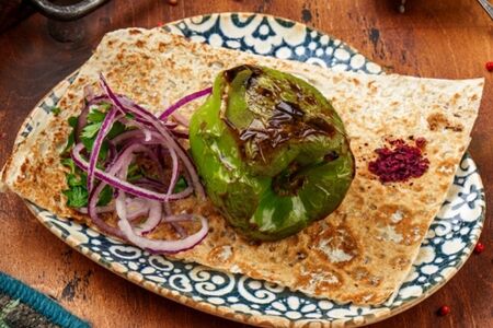 Перец болгарский на углях