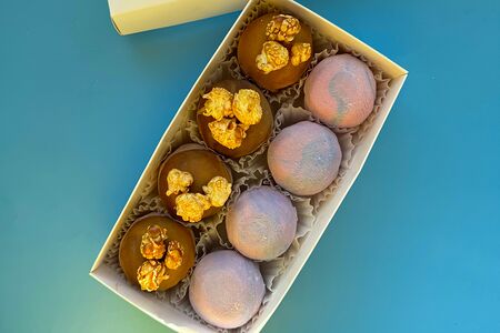 Моти Карамельный попкорн, Ежевичный космос S