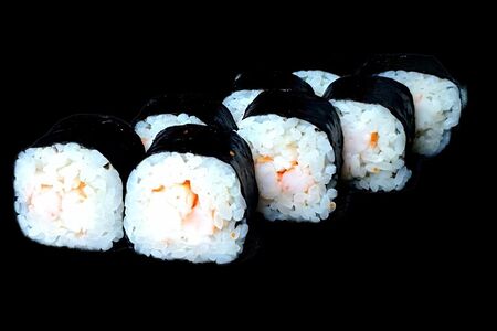 Мини-ролл с креветками