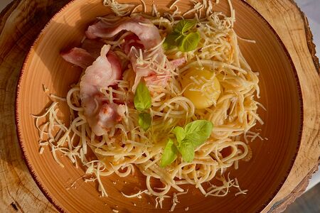 Паста Карбонара в соусе