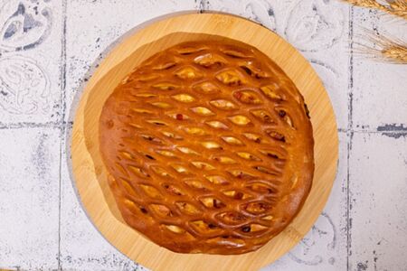 Пирог с ветчиной и сыром